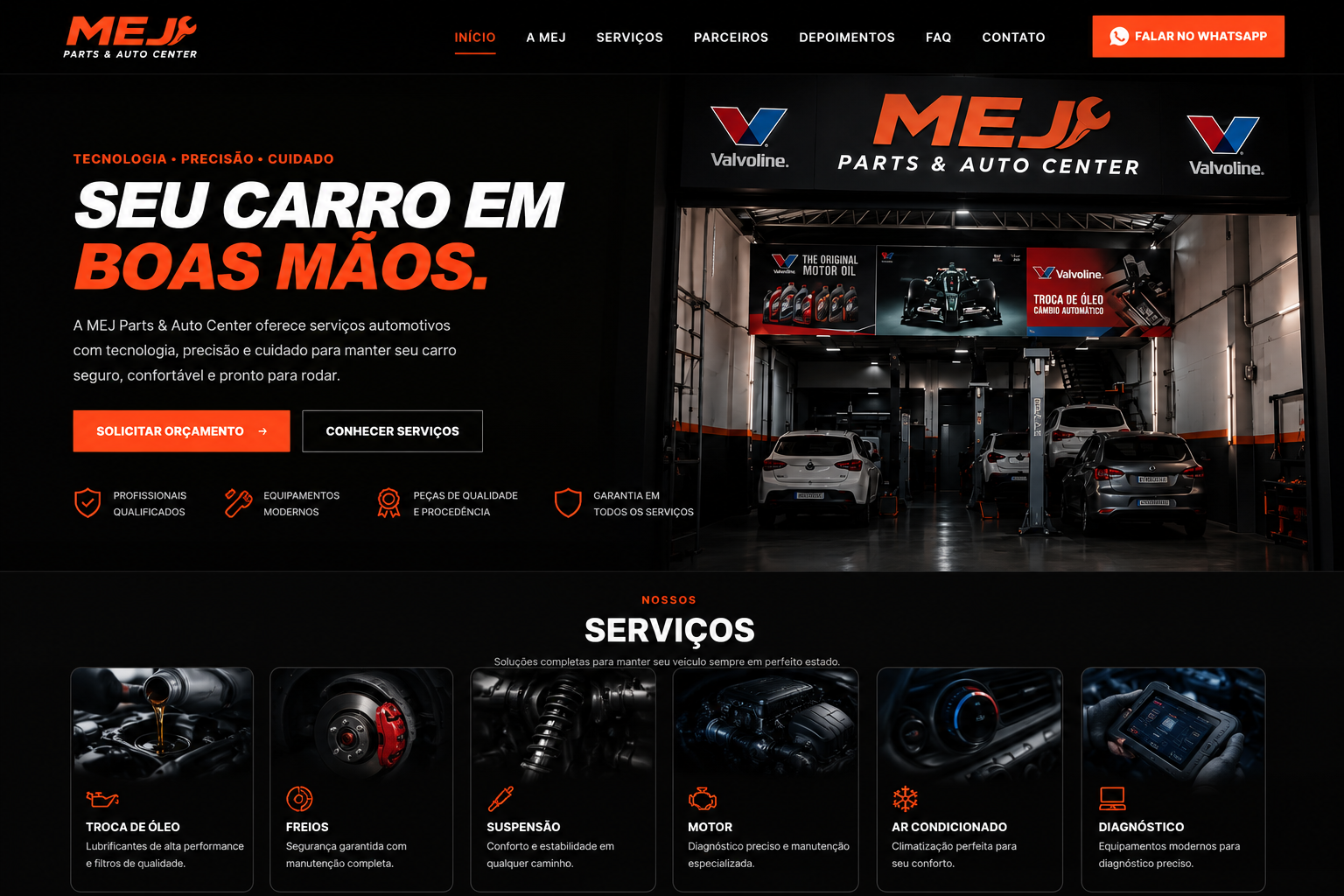Prévia do projeto MEJ Auto Center